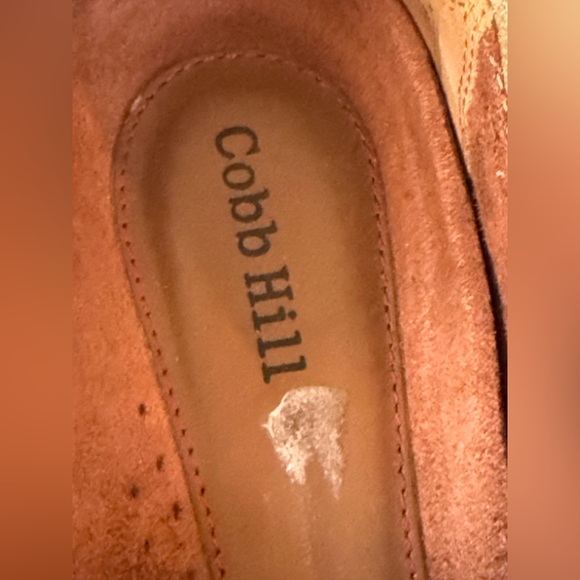 Cobb Hill‎ $165 Crosbie Moc Women\'s Green Suede Leather Loafers Work Shoes Sz 8 main image 6